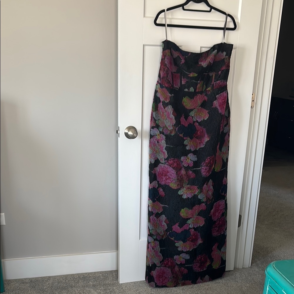 ML Monique Lhuillier Demi Strapless Maxi Dress - New!!